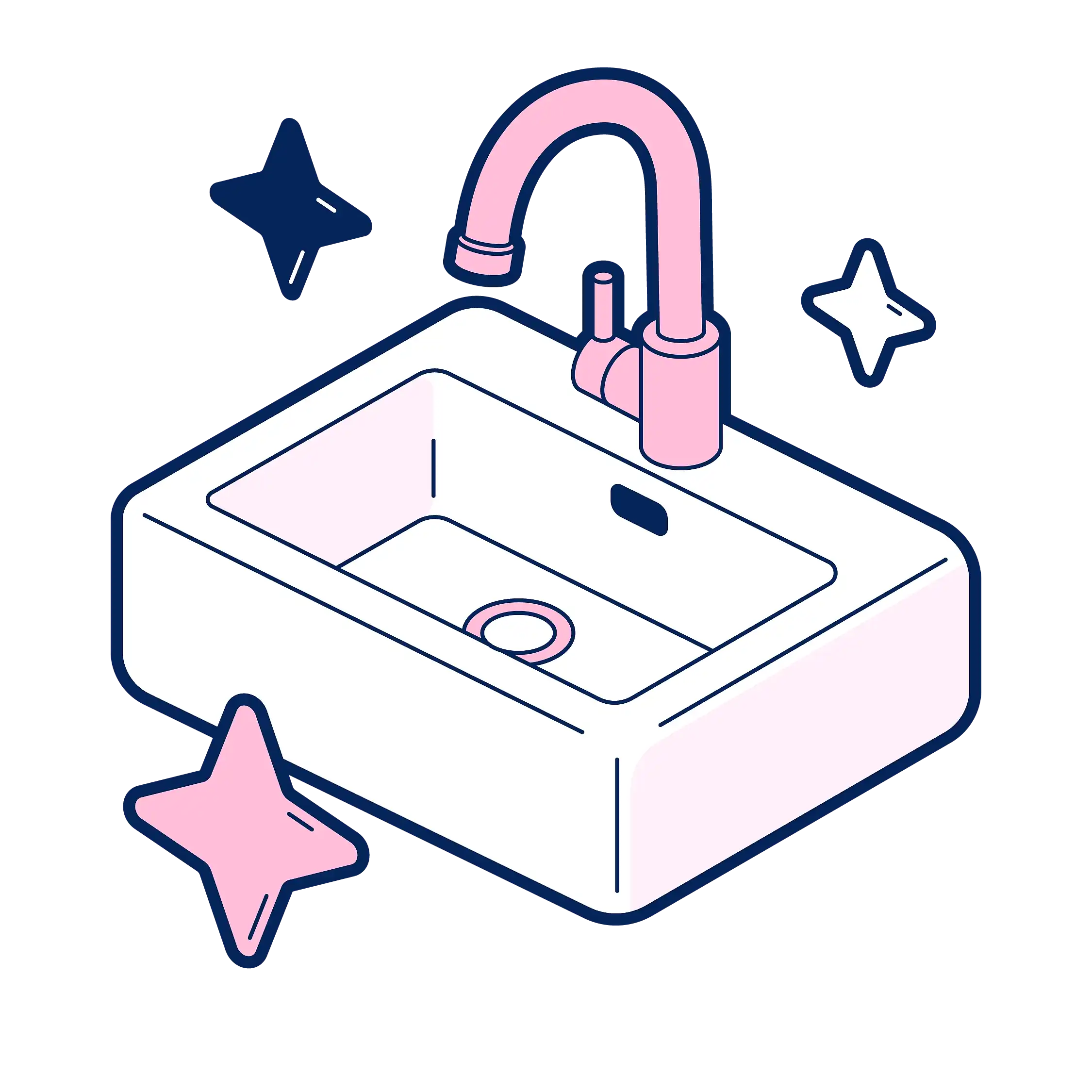 Kitchen and bathroom cleaning